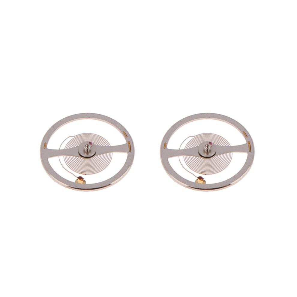 2X Watch Movement Accessories Nh35/36 Balance Wheel White Balance Wheel With Hairspring For Watchmaker 6034127468980
