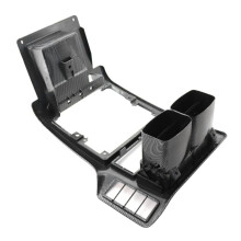 Ersatz-Lüftungsgitter für die Mittelkonsole Aus Kohlefaser 6N1858069A 6N1858071A für 6N 94-97 Caddy Vento