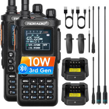(3rd Gen) TIDRADIO TD-H8 10w Ham Radio APP/Web Bluetooth Programming 8-Band