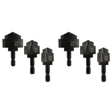 6Pcs PPR Lifting Stepped Drill Bit Water Pipe Connection Tool 20/25/32 for Plumber Water Pipe Puncher Drill Bit