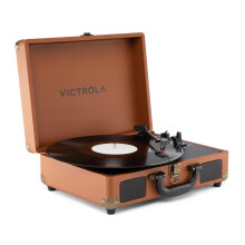 Victrola Journey II (2025 Model) – Bluetooth Suitcase Record Player – Built-in Stereo Speakers with Enhanced Bass, 3-Speed turntable, Bluetooth In