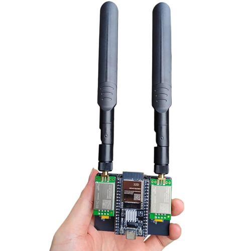 ESP32 DevKitC + NRF24L01 PA LNA 2.4GHz Module Development Board  WiFi Communication Protocol Development 1
