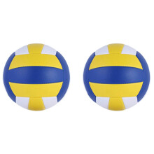 2X Soft Press Volleyball PU Leather Match Training Volleyball Adult Kids Beach Game Balls for Indoor Outdoor Sports