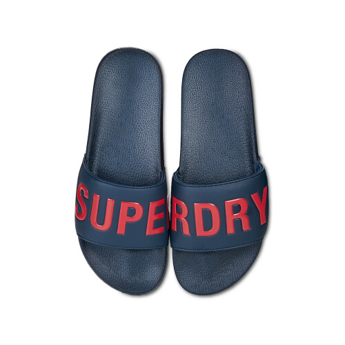 Superdry Mens Superdry Pool Slides - Nautical Navy - 6-7 2