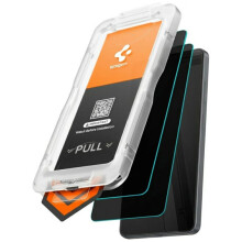 Spigen Glas.TR "EZ FIT PRO AC" karkaistusta lasista valmistettu Samsung Galaxy S26+:n yksityisyyttä suojaava panssarilasi (2 kpl)