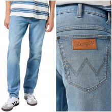 Wrangler RIVER regular taperet Horizon klassiske jeansbukser W32 L32