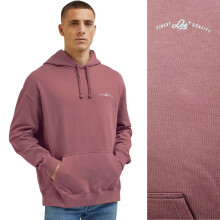 Lee PLAIN RELAXED HOODIE meget løs bomulds hættetrøje med kængurulomme M