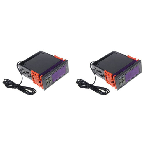2X LED Digital Temperature Controller STC-1000 AC 110-220V 10A Relay Thermoregulator Thermostat
