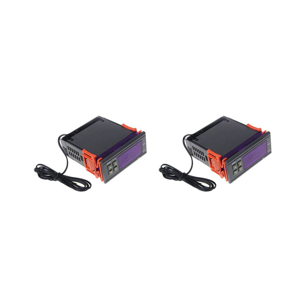 2X Led Digital Temperature Controller Stc-1000 Ac 110-220V 10A Relay Thermoregulator Thermostat 6032881619594