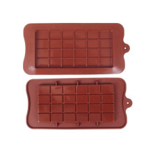 Silicon Chocolate Bar Mold 22x10x0.8cm Chocolate Baton Mold Baking Tool Brown PrzydaSie.pl