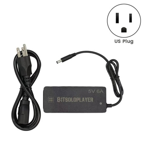 2X for Bitaxe 5V 6A 30W  Power Supply Adapter for Bitaxe Max,Ultra,Gamma,Nerdaxe Power Adapter US PLUG 2