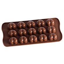 (Little Stars) DAVIDAMI CONCEPT Heart Silicone Mold 21x10cm for Homemade Chocolate, Jelly, Candy or Ice Cubes