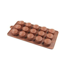 (Roses) Silicone Mold Shell Shape for Homemade Chocolate, Candy, Jelly or Ice Cubes, 1 Pack