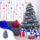Kerstslinger van metallic lametta, gedraaid, 1,98 meter 2