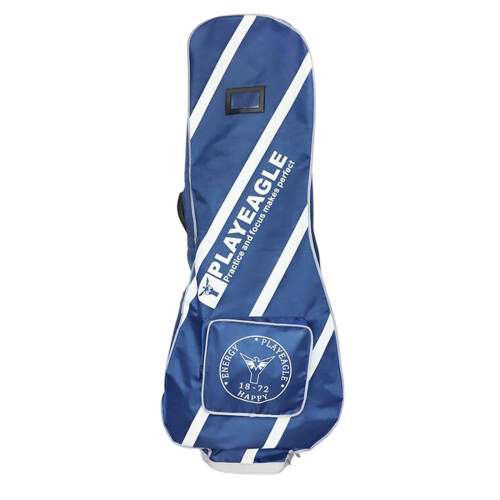 Lightweight blue rain cover with zipper for golf course 1