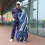 Lightweight blue rain cover with zipper for golf course 3