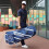 Lightweight blue rain cover with zipper for golf course 4