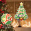 Christmas Tree Window Silhouette Decor 17 inch 20L 2