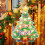 Christmas Tree Window Silhouette Decor 17 inch 20L 6