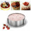 Adjustable Cake Pan 16-30cm Diameter 12cm Height Nonstick Expandable Baking Mold 12