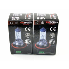 EinParts Halogenpære H8 12V 3000K Gul 35W PGJ19-1, 1 stk.