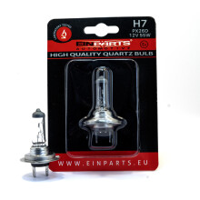 EinParts halogén izzó H7 12V 3000K sárga 55W PX26d, 1 db