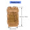 Nylon canteen pouch water-resistant with multi-pocket design 3