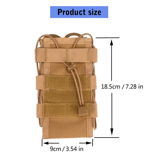 Nylon canteen pouch water-resistant with multi-pocket design 2