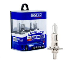 Sparco Halogenpærer H1 12V 3000K Gul 55W P14.5s, 2 stk.