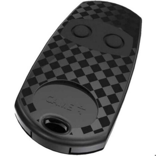 2 Channel Self Learning Remote Control for Garage Door Opener, Black, Compact Durable Design