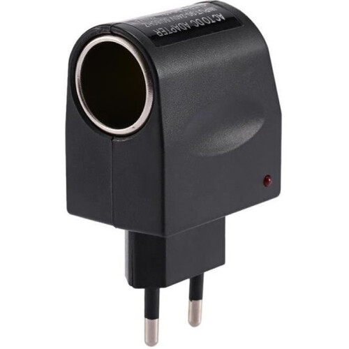 Universal Car Cigarette Lighter Adapter Converter, Black