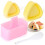DUOAMARE Triangular Onigiri Mold Set 3-Pack Multicolor Cute Sushi Maker Rice Ball Press Tool 1