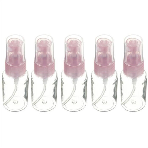 5 Pcs 50ml Empty Refillable Travel Spray Bottles, Random Colors
