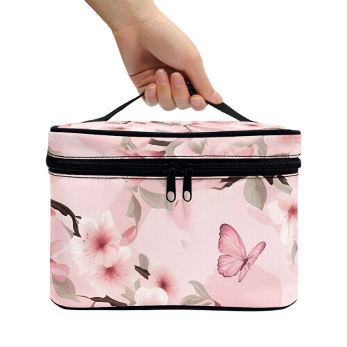 Butterfly Garden Polyester Cosmetic Bag 1 Pack 2