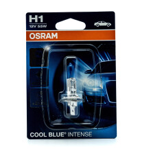 Osram Halogenpære H1 12V 4200K Varm Hvid 55W P14.5S, 1 stk.