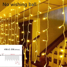 EU Price 4MX(0.4-0.6M) Christmas Curtain String Lights for Window, Fairy Lights for New Year Decor