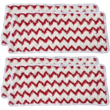 4 Microfiber Replacement Mop Pads for Steam Cleaner, Machine Washable, High Absorbency, Durable Cleaning Cloths