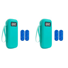 2X Étui de  Isotherme pour Stylo à Insuline avec Affichage de la Température, Étanche, avec Compartiment de Rangement pour les Diabétiques