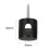 30 Pack Ceiling Hooks for Ceiling Hanging Lights, Pendant Light Hook for Ceiling Lamp, Ceiling Hooks, DIY Lamp Black 8