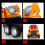 Orange Construction Truck Toy Set 2 pcs 4