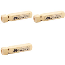 3X Solid Wood Train Whistle 4 Tone, Role Lover Wooden Whistle for Educational Party