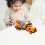 Orange Construction Truck Toy Set 2 pcs 8