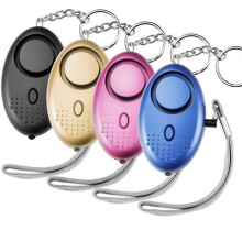 4er-Pack Personenalarm 130 dB mit LED-Taschenlampe, Panikalarm-Schlüsselanhänger, Sicherheitsalarm für Frauen und Senioren