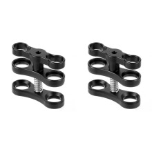 2X Diving Photography Aluminum Butterfly Clip Underwater Camera Waterproof Diving Arm Bracket