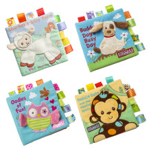 Visland Baby Soft Book Cloth Book Crinkle Book Educational Learning Toy for Infant Fabric Baby Activity Crinkle Book for Infants Toddler0-18Months