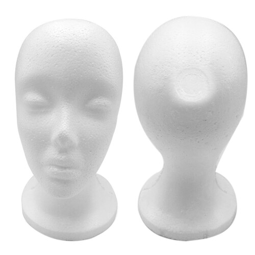 Vnanda female mannequin head display model 2 pcs 2