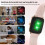 Smartwatch feminino com atendimento e discagem de chamadas, tela sensível ao toque de 1,83 polegadas, recursos de IA, compatível com iPhone 5