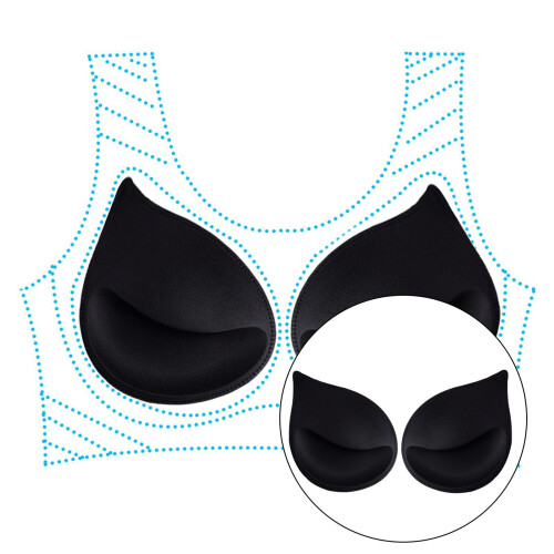Sutien pentru femei, inserții de cupe push-up, 2 buc. 1