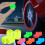 Waterproof Luminous Tire Valve Caps 8-Pc Set 8