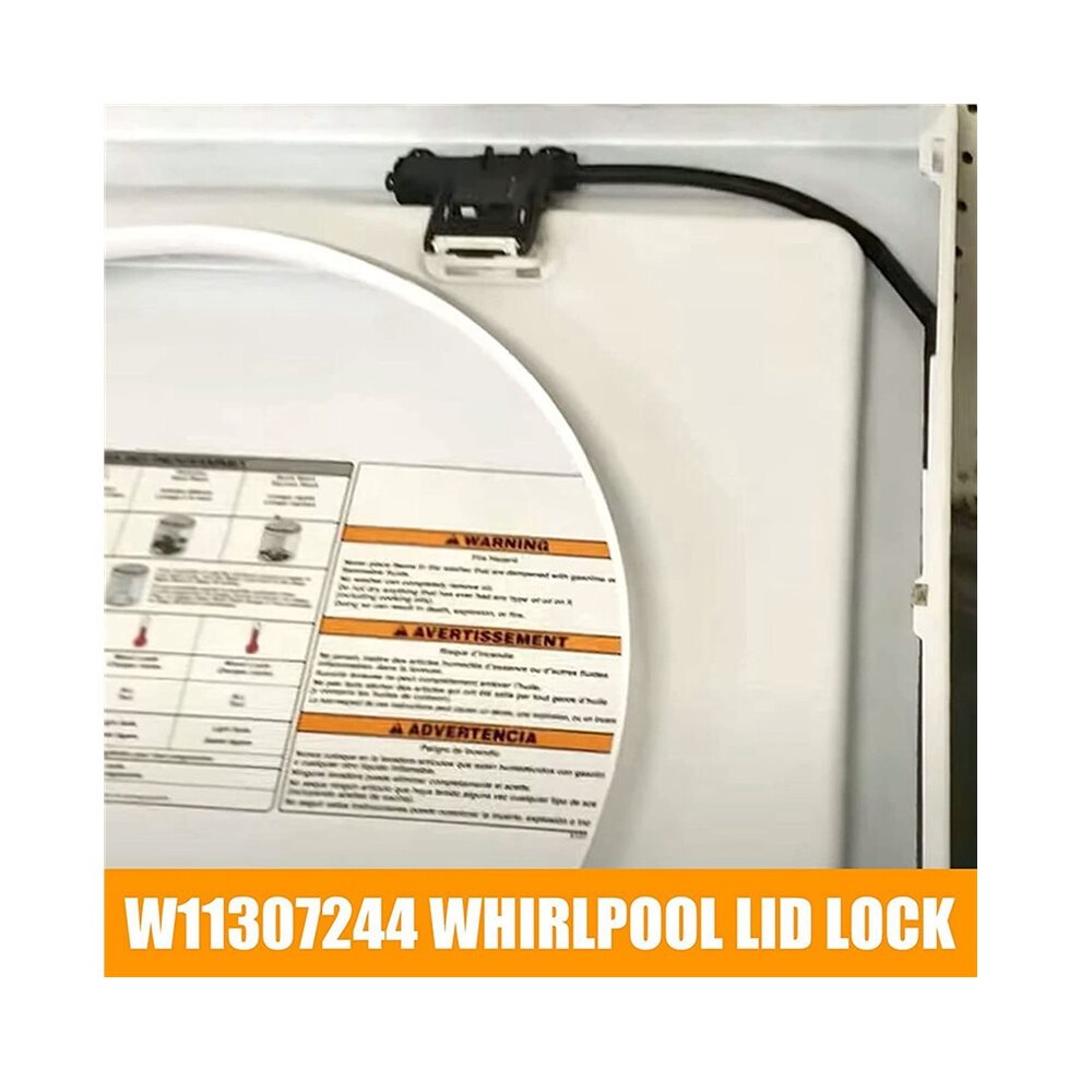 5X W11307244 W10682535 Washer Lid Lock Replacement(3 Wires)For ,Washing Machine Lid Doorlatch Assembly 6033786970292
